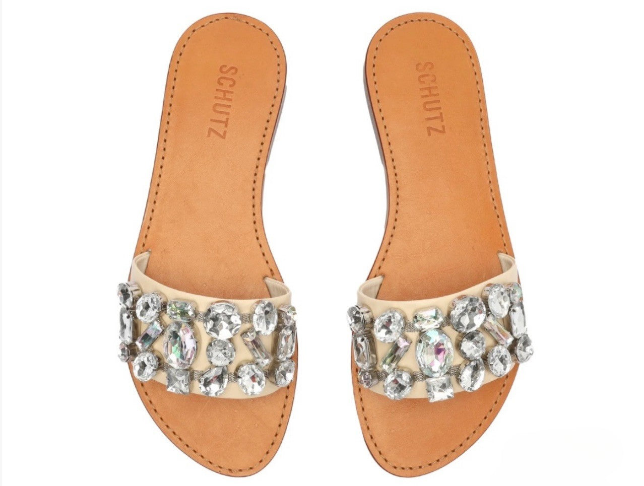 SCHUTZ Jolie Nappa Leather Sandal