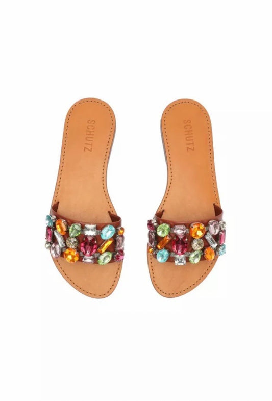 SCHUTZ Jolie Nappa Leather Sandal