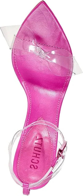 SCHUTZ Elyda Leather & Vinyl Sandal