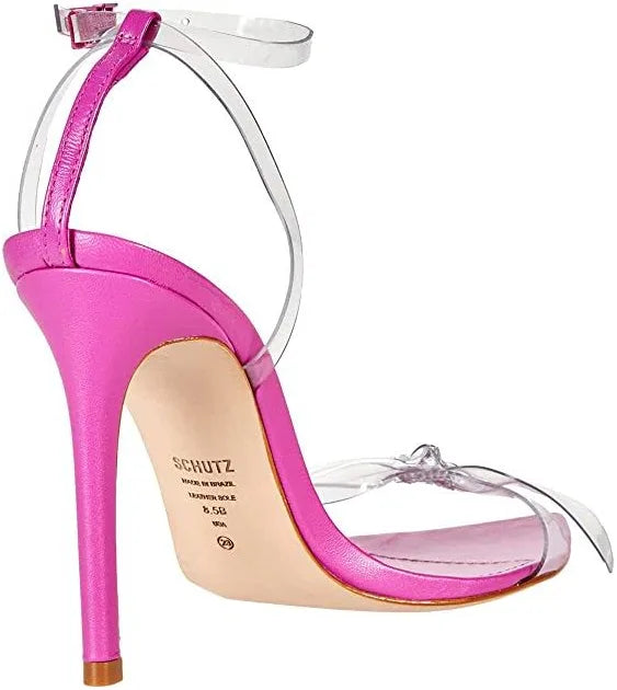 SCHUTZ Elyda Leather & Vinyl Sandal