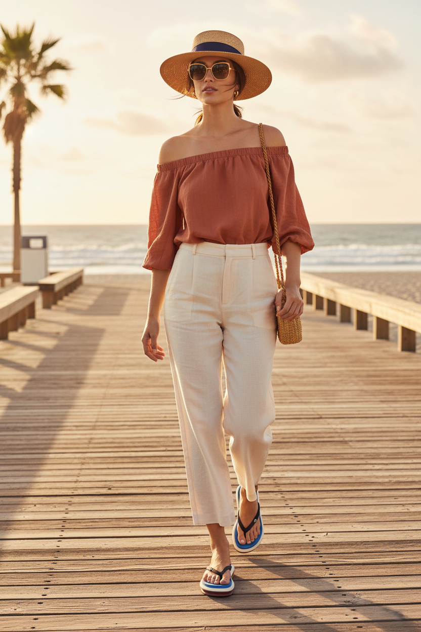 Tory Burch Layered Flip Flop